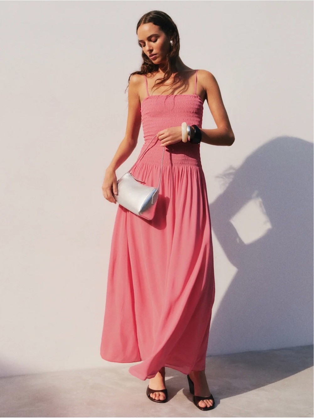 Reformation Rudy Dress Pink - Size 0